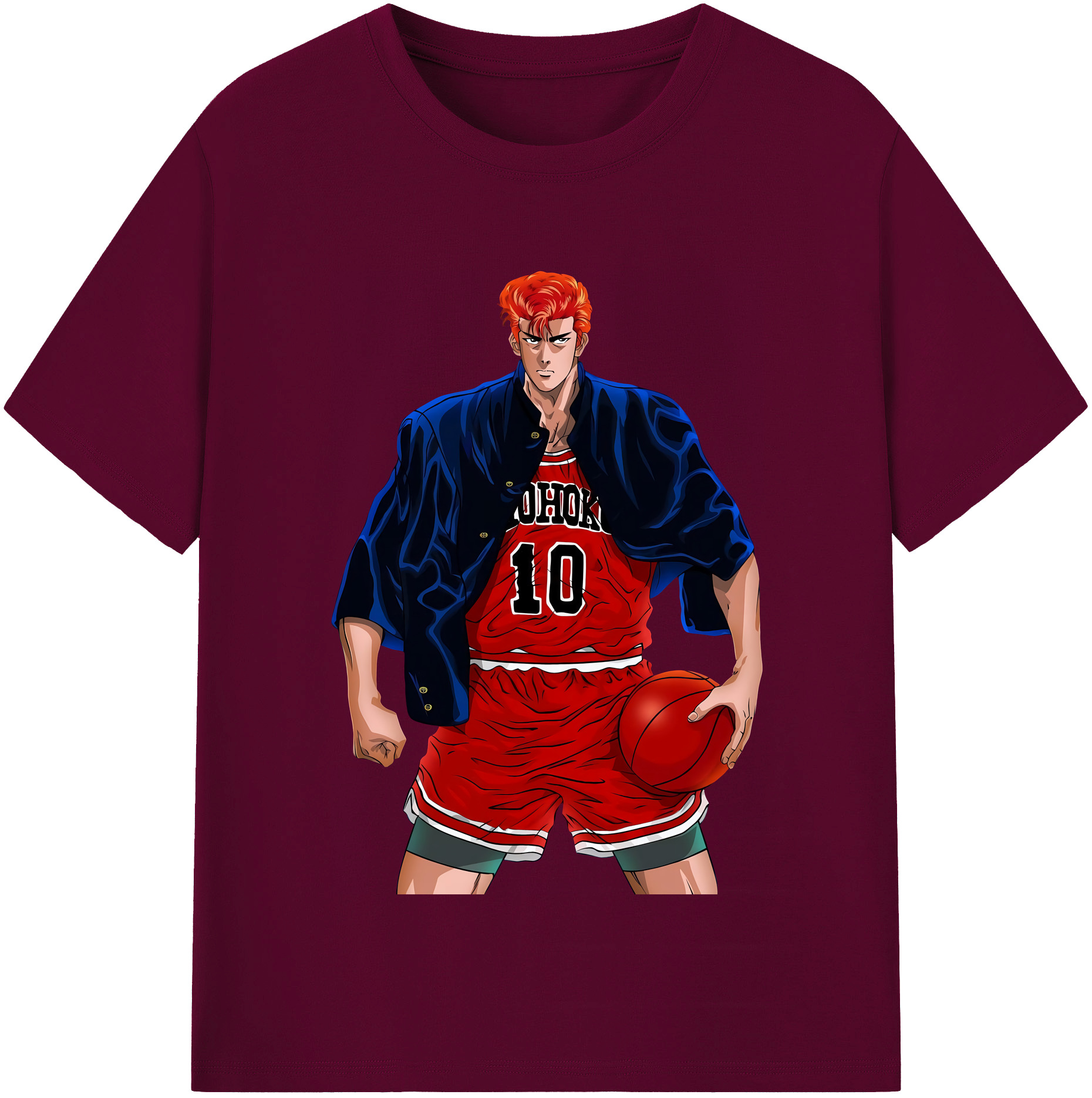 （画像用） SLAM DUNK／スラムダンク レディースカジュアルプリントTシャツ（綿100％）